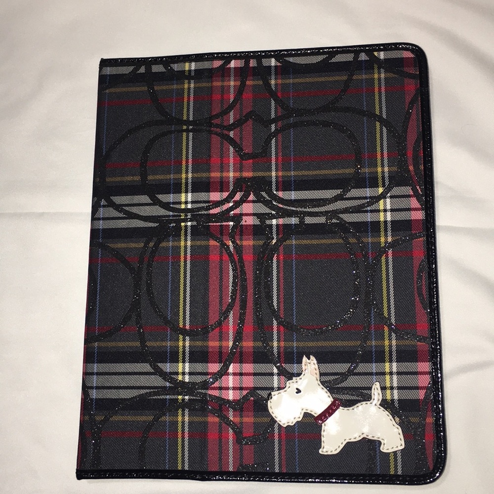 Last 1 - NWOT Coach Scottie Dog iPad Case